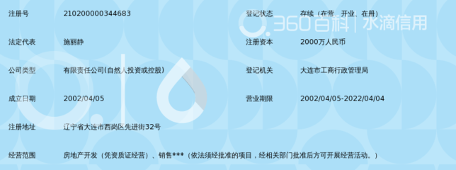 大连美辰房地产开发